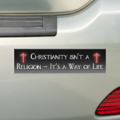 Bumpersticker van het christendom (Op auto)