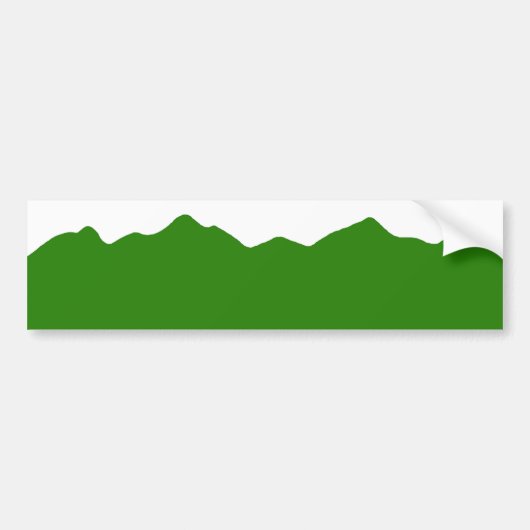 Bumpersticker van het  Colorado-gebergte (Voorkant)
