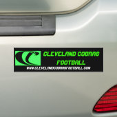 Bumpersticker van het Football Cleveland Cobras (Op auto)