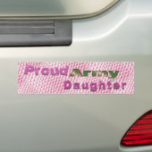 Bumpersticker van het leger van Proud (Op auto)