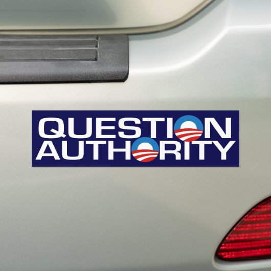 Bumpersticker van het vragenuur (Op auto)
