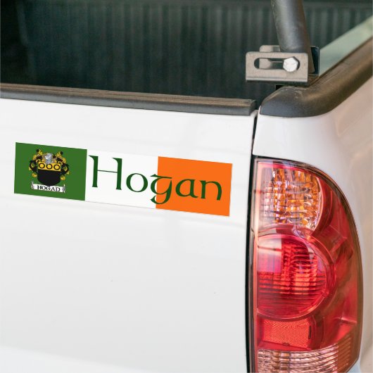 Bumpersticker van het wapen van Hogan (Op Truck)