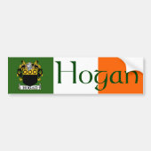 Bumpersticker van het wapen van Hogan (Voorkant)