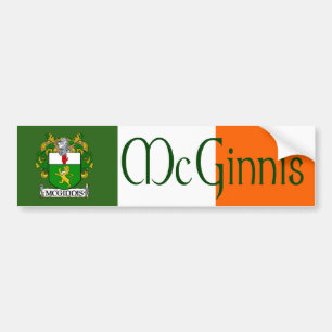 Bumpersticker van het wapen van McGinnis