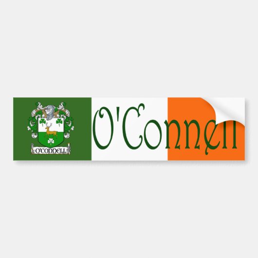 Bumpersticker van het wapenschild van O'Connell (Voorkant)