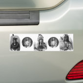 Bumpersticker van Indiase opperbevelhebber (Op auto)