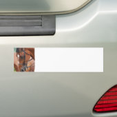 Bumpersticker van kastanjepaarden (Op auto)