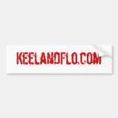 bumpersticker van KeelandFlo.com (Voorkant)