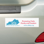Bumpersticker van KFA Branded (Op auto)