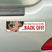 Bumpersticker van Nicole Pederson (Op auto)