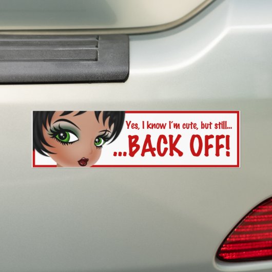 Bumpersticker van Nicole Pederson (Op auto)