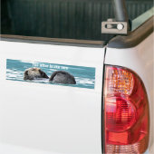 Bumpersticker van otter (Op Truck)