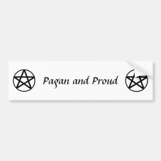 Bumpersticker van Pagan en Proud