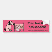 Bumpersticker van Pet Sitter (Voorkant)