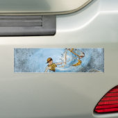 Bumpersticker van scharnierpaarden (Op auto)