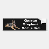Bumpersticker van Shepherd Mam en pap (Voorkant)