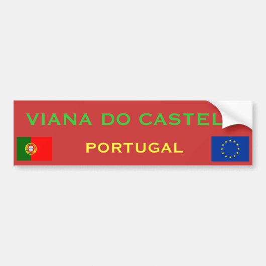 Bumpersticker van Viana do Castelo* (Portugal) (Voorkant)