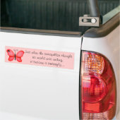 Bumpersticker van vlinder (Op Truck)