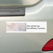 Bumpersticker van voertuigbewakingscamera's (Op auto)
