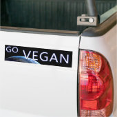 bumpersticker-VEGAN2 Bumpersticker (Op Truck)