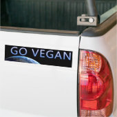 bumpersticker-VEGAN4 Bumpersticker (Op Truck)