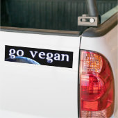 bumpersticker-VEGAN5 Bumpersticker (Op Truck)