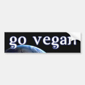 bumpersticker-VEGAN5 Bumpersticker (Voorkant)