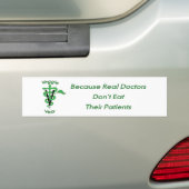 Bumpersticker Veggie Vets (Op auto)