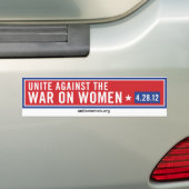 Bumpersticker verenigen (Op auto)