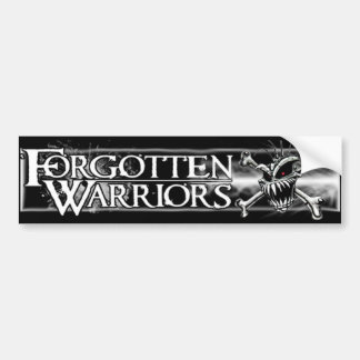 Bumpersticker vergeten Warriors