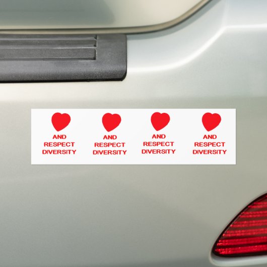 Bumpersticker VERLICHTING EN RESPECT (Op auto)