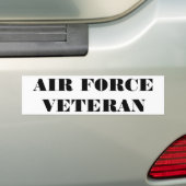 Bumpersticker Veteraan (Op auto)