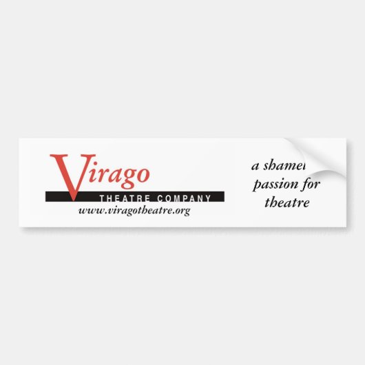 Bumpersticker-Virago logo Bumpersticker (Voorkant)