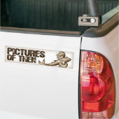 Bumpersticker vliegende vis (Op Truck)