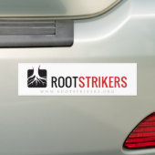 Bumpersticker voetgangers (Op auto)
