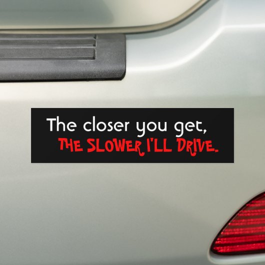 bumpersticker voor anti-klepinrichting (Op auto)