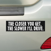 bumpersticker voor anti-klepinrichting (Op auto)