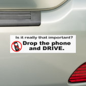 Bumpersticker voor anticellulose en besturing (Op auto)