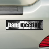 bumpersticker voor bandbijeenkomst (Op auto)