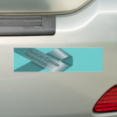 Bumpersticker voor bewustwording van eierstokkanke (Op auto)