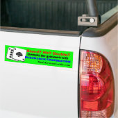 bumpersticker voor Blackjack Calculator (Op Truck)