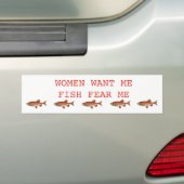 BUMPERSTICKER VOOR DE VISSERIJ (Op auto)