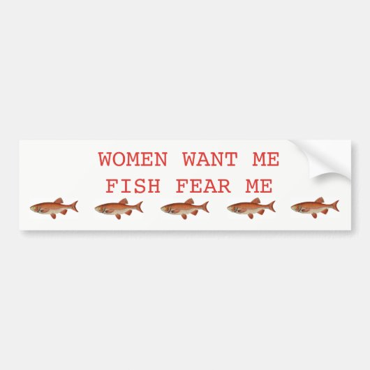 BUMPERSTICKER VOOR DE VISSERIJ (Voorkant)