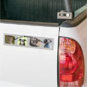 Bumpersticker voor dierenredding (Op Truck)