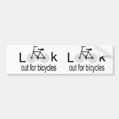 Bumpersticker voor fietsen (Voorkant)