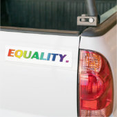 Bumpersticker voor gelijkheidsprijs regenboogkleur (Op Truck)