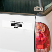 Bumpersticker voor gerechtelijk verslaggever (Op Truck)