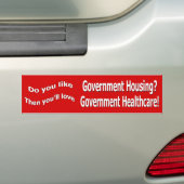 Bumpersticker voor gezondheidszorg (Op auto)