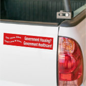 Bumpersticker voor gezondheidszorg (Op Truck)