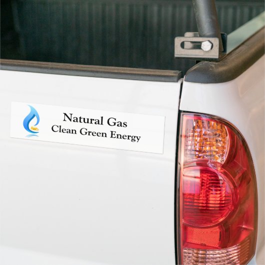 Bumpersticker voor groene gasreiniging (Op Truck)